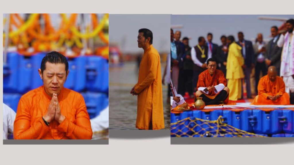 Royalty Meets Divinity: Bhutan's King Jigme Khesar Namgyel Wangchuck's Spectacular Maha Kumbh Visit!